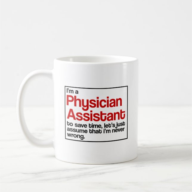 Caneca De Café Assistente do médico (Esquerda)