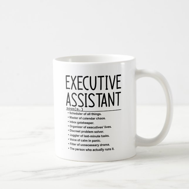 Caneca De Café Assistente executivo (Direita)