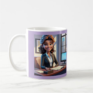 CANECA DE CAFÉ " ASSISTENTE EXECUTIVO, SECRETÁRIO "