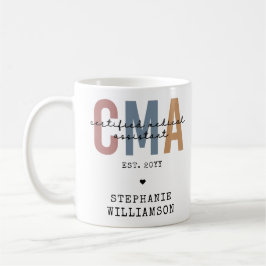 Caneca De Café Assistente médico certificado CMA personalizado
