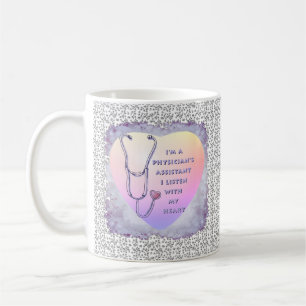 Caneca De Café Assistente Médico Coração