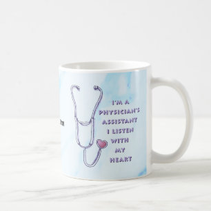 Caneca De Café Assistente Médico Coração