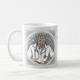 Caneca De Café Assistente médico masculino negro