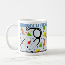 Caneca De Café Assistente médico personalizado Coffee Mug