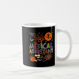 Caneca De Café Assistente Médico Zombie Zombie Costume Scary P