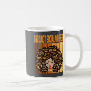 Caneca De Café Assistente Social de Oncologia Werful Mês da Histó