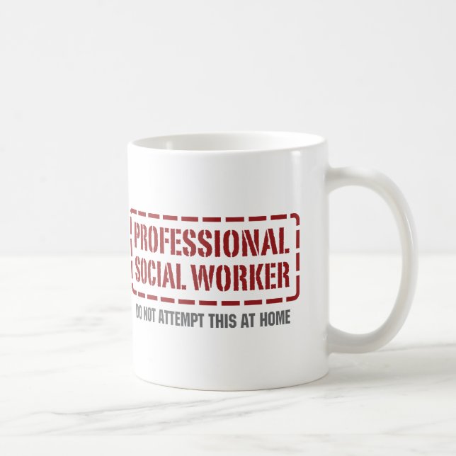 Caneca De Café Assistente social profissional (Direita)