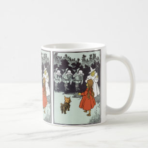 Caneca De Café Assistente Vintage de Oz Dorothy Toto Glinda Munch