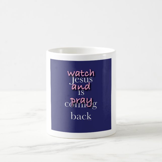 CANECA DE CAFÉ ASSISTIR E REZAR (Centro)