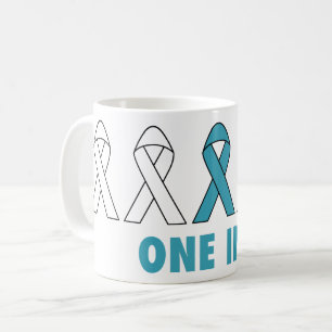 Caneca De Café Associação de Sensibilização PCOS - 1 em 5