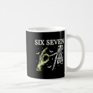 Caneca De Café Assombrado Por 67 – Mãos de Esqueleto Engraçadas F