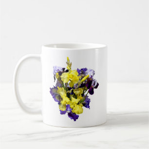 Caneca De Café Assórdio de irlandeses Amarelo e Roxo
