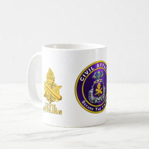 Caneca De Café Assuntos Civis do Exército