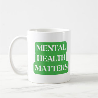 Caneca De Café Assuntos de Saúde Mental - Espalhar a Consciência