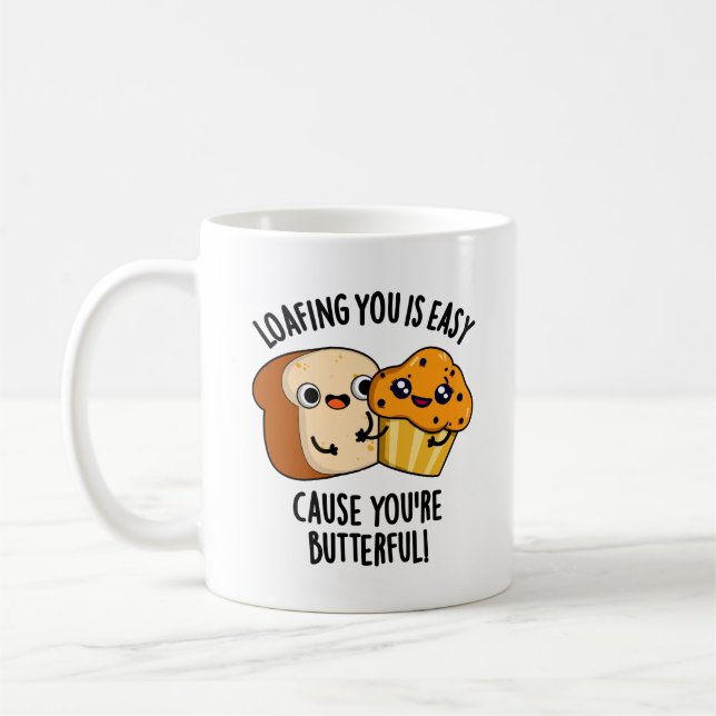 Caneca De Café Assustá-lo é fácil porque você é Butterful (Esquerda)
