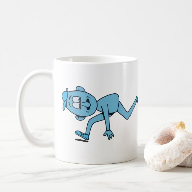 Caneca De Café Assustador 2. (Com Donut)
