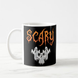 Caneca De Café Assustador, camisa fantasma