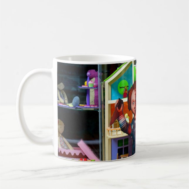 Caneca De Café Assustador Dia das Bruxas. (Esquerda)