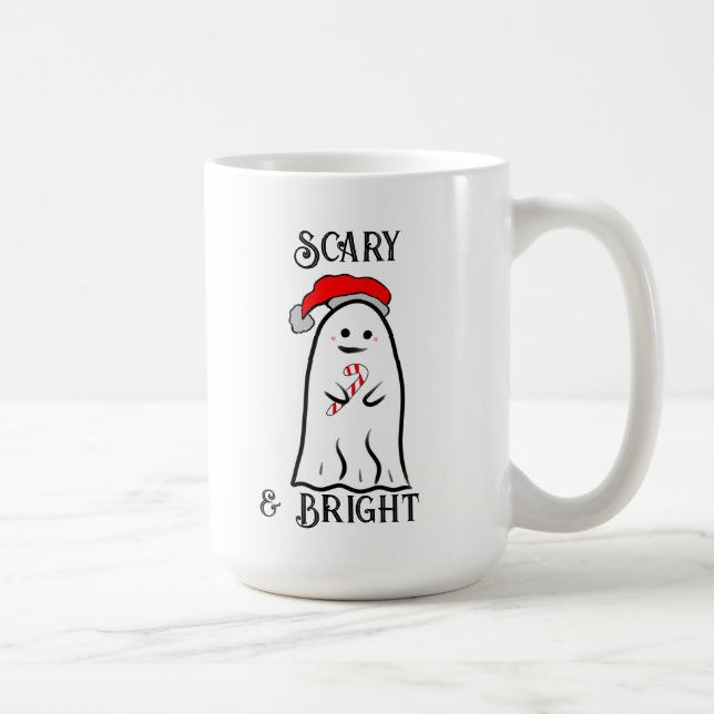 Caneca De Café Assustador e doce brilhante Cane Ghost (Direita)