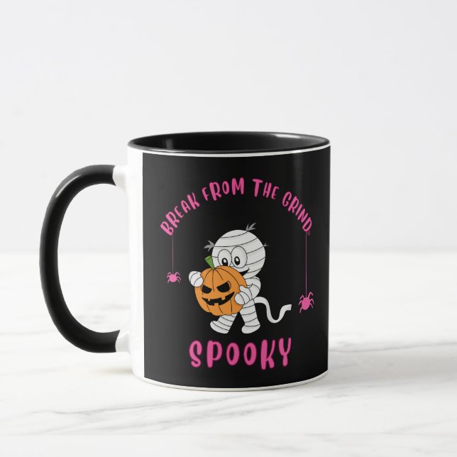 Caneca de Café Assustadora (Esquerda)