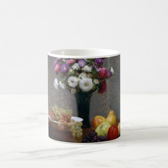 Caneca De Café Asters and Fruta, Henri Fantin-Latour (Centro)