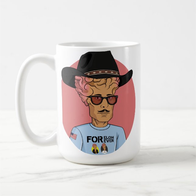 Caneca De Café Astro-Cowboy Fan (Esquerda)