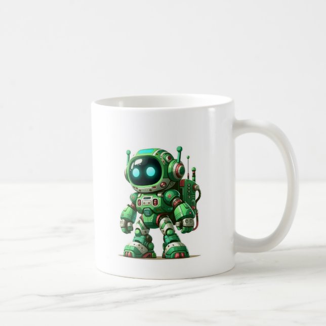 Caneca De Café AstroBoy Green (Direita)
