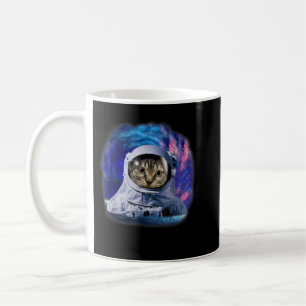 Caneca De Café Astrocat Cósmico Do Espaço De Gato Na Galáxia Gráf