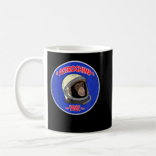 Caneca De Café Astrochimp Ham 1961 Vintage Look