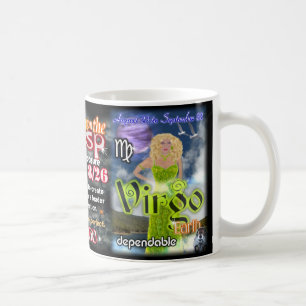 Caneca De Café Astrologia do limite do Virgo de Leo