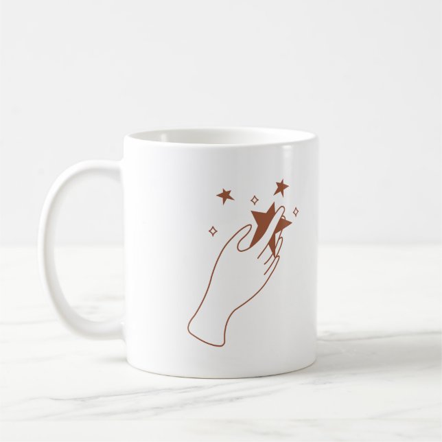 Caneca De Café Astrologia Mágica Vive Café Mug (Esquerda)