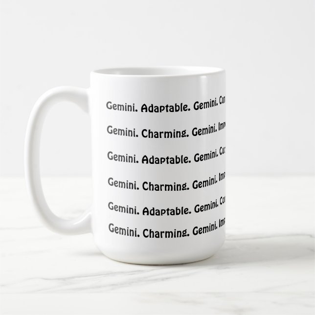 Caneca De Café AstroloME Gemini Coffee Mug (Esquerda)