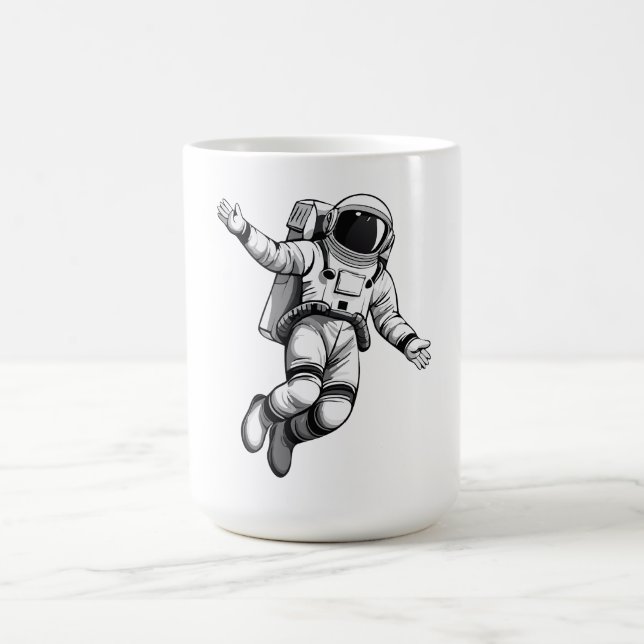 Caneca De Café Astronaut in space (Centro)