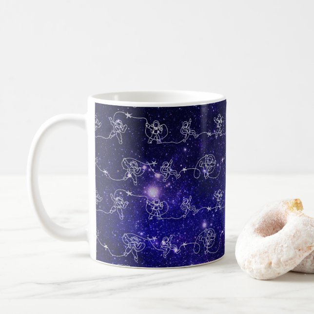 Caneca De Café Astronauta (Com Donut)