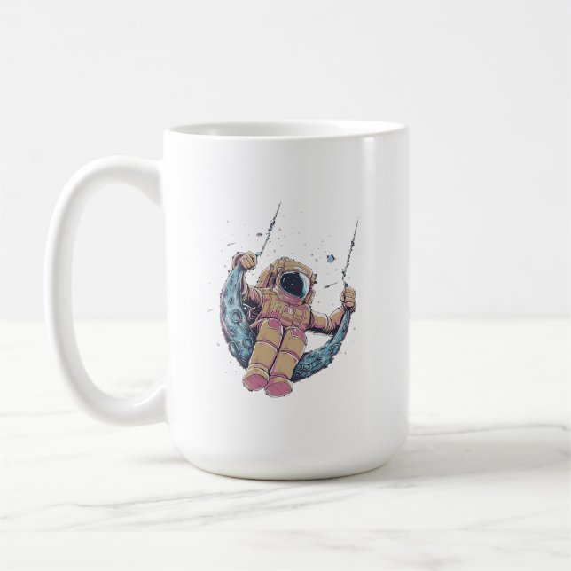 Caneca De Café Astronauta (Esquerda)