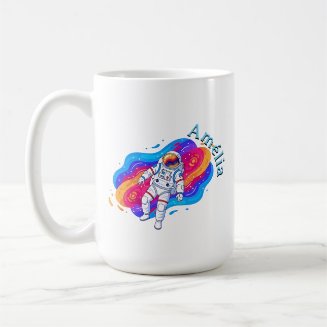 Caneca De Café Astronauta (Esquerda)