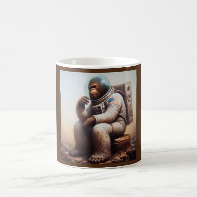 Caneca De Café Astronauta Bigfoot (Centro)