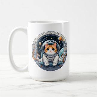 Caneca De Café Astronauta de Gato