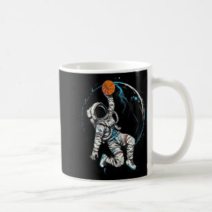 Caneca De Café Astronauta Dra, jogador de basquete de Trabalho de