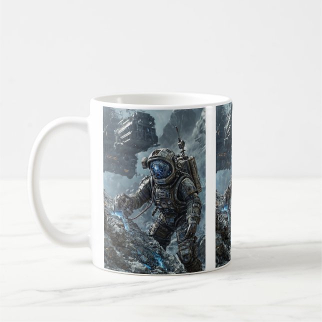 Caneca De Café Astronauta Mug (Esquerda)