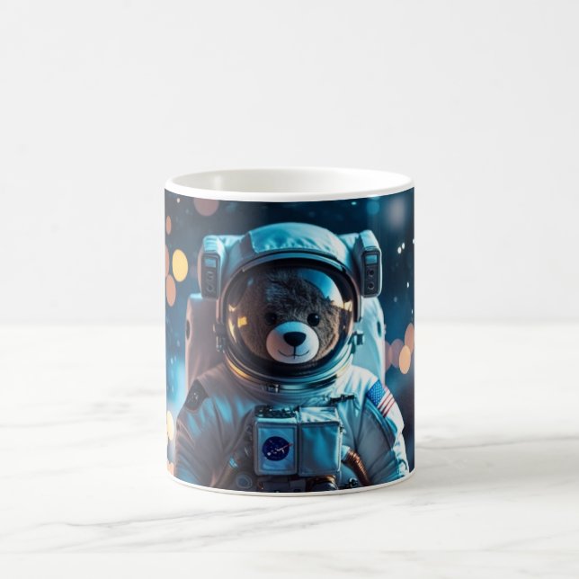 Caneca De Café Astronauta Teddy (Centro)