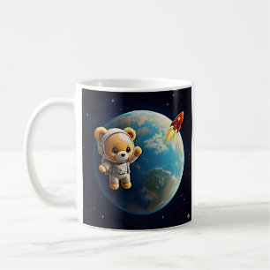 Caneca De Café Astronauta Teddy