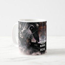 Caneca De Café Astronauta tocando violão. Personalizado