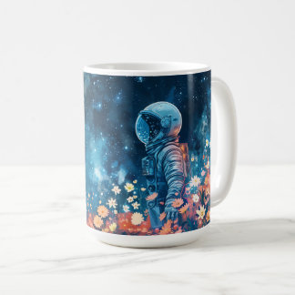 Caneca De Café Astronautas Explorando o Espaço Exterior