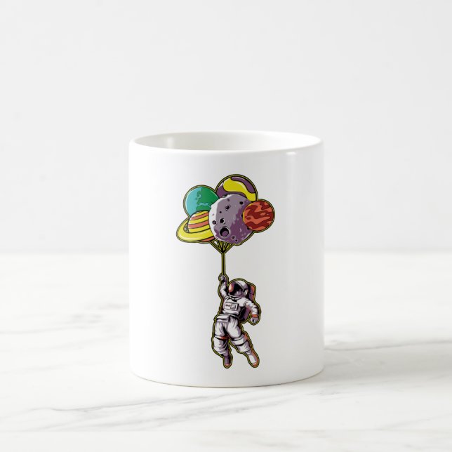 Caneca De Café Astronautas voam para o Espaço (Centro)