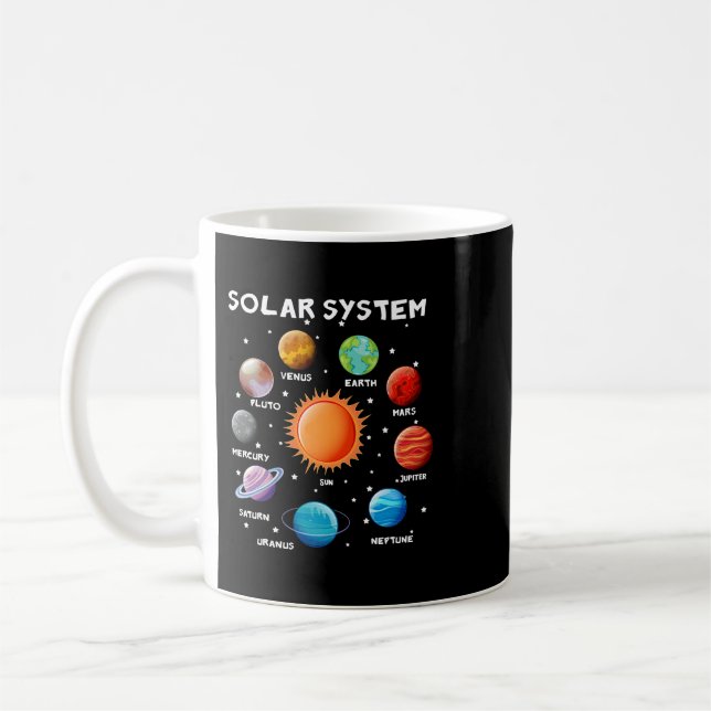 Caneca De Café Astronomia Amantes do Lover Camisas Planetas Amam  (Esquerda)