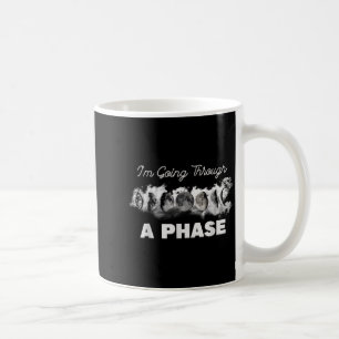 Caneca De Café Astronomia eclipse lunar passando por uma fase lua
