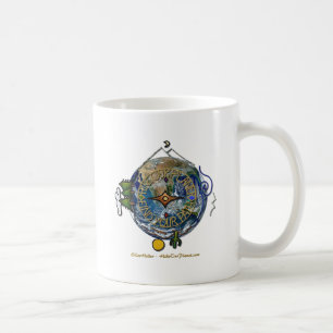 Caneca De Café Atacar a Terra do nosso planeta Hiker