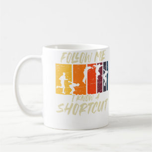 Caneca De Café Atalho Correr Saltar Virar Freerunning Acrobático 
