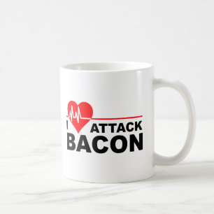 Caneca De Café Ataque Cardíaco Bacon Engraçado Mug